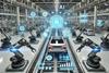 DALL·E 2025-01-29 19.46.56 - A futuristic automotive manufacturing facility showcasing AI-driven automation. The scene includes robotic arms assembling vehicles on a high-tech pro