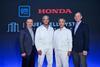 (From left to right)  GM's Charlie Freese, FCSM's Suheb Haq and Tetsuo Suzuki, and Honda's Jay Joseph.