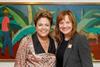 President Dilma Roussef (L) and Mary Barra, GM (R)