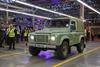 Defender production ends at Solihull