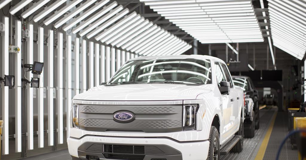 Ford restarts electric F-150 Lightning production in Dearborn