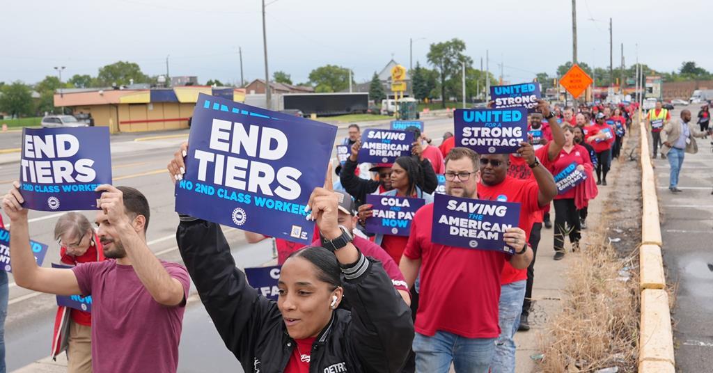 UAW Workers Strike Ford, GM And Stellantis Assembly Plants | Automotive ...