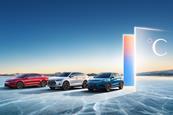 BYD-three-cars-Atto3-Han-Tang-red-white-blue-exterior-pc
