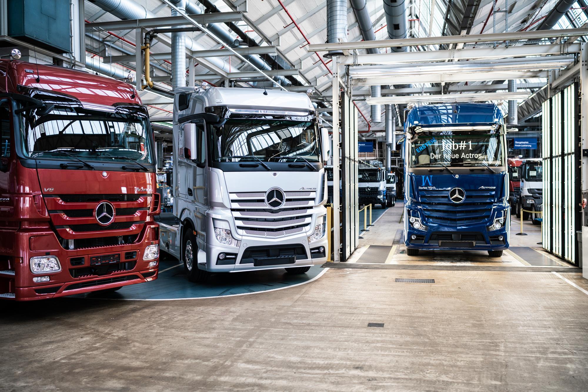 Mercedes Begins Actros Production In Worth Article Automotive