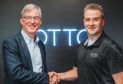 (L to R) Blake D. Moret, CEO of Rockwell Automation, and Matt Rendall, CEO, Clearpath Robotics & OTTO Motors