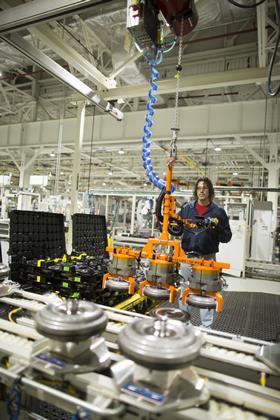 Transmission assembly at Ford Livonia