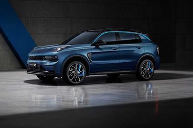 Lynk & Co’s 001 hybrid SUV.