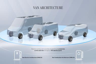 Mercedes EV van architecture