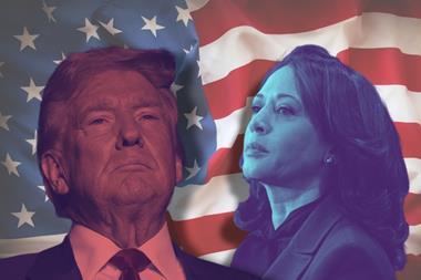 Trump Harris US Election