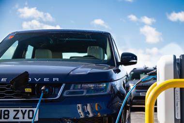 Range Rover Sport hybrid charging JLR