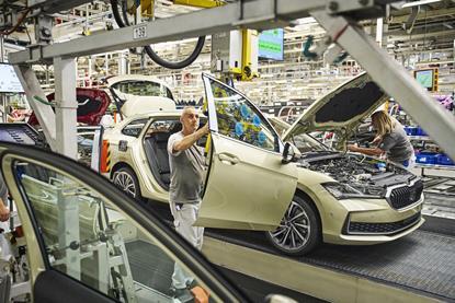 The introduction of the fourth-generation Škoda Superb involves a production shift from Kvasiny to the Volkswagen brand's facility in Bratislava, Slovakia.