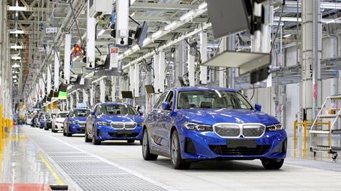 BMW i3 prodution at plant Lydia, China