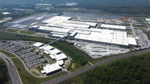 Volkswagen Chattanooga from above