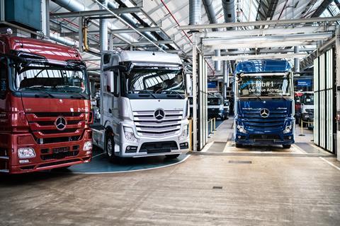 Mercedes-Benz Actros Worth plant