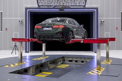 Turntable in the new Aeroacoustics Wind Tunnel of the BMW Group