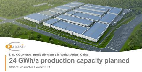 New Farasis gigafactory