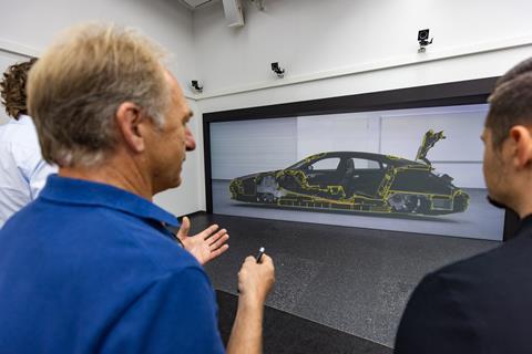 Audi power wall virtual reality