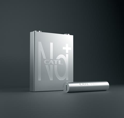 CATL's first-generation sodium-ion battery