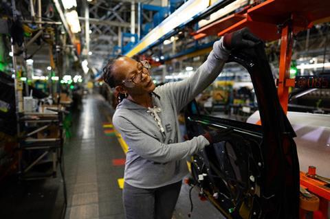 Leading the assembly team at Kansas City, GM's Fairfax Assembly plant is Piego Connally.
