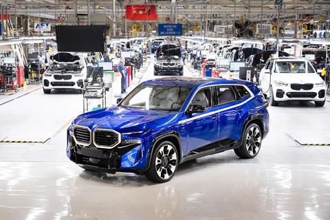 BMW added production of the new XM in Spartanburg in 2022