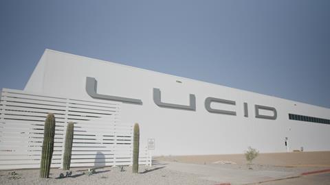 Lucid Factory Entrance