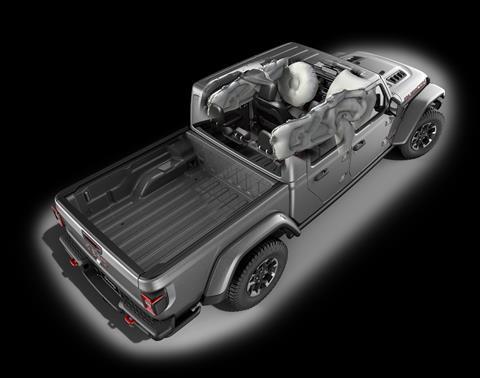 The new 2024 Jeep® Gladiator features standard side curtain airbags for the first and second rows