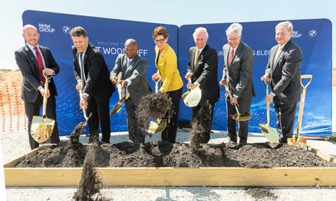 BMW battery plant groundbreaking in Woodruff, South Carolina