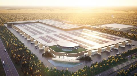 Tesla Gigafactory Berlin rendering