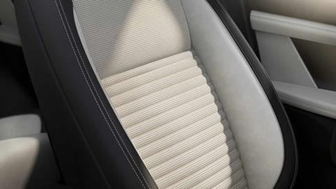 JLR Breakthrough closed-loop seating foam - Interior Luxtech Suedecloth