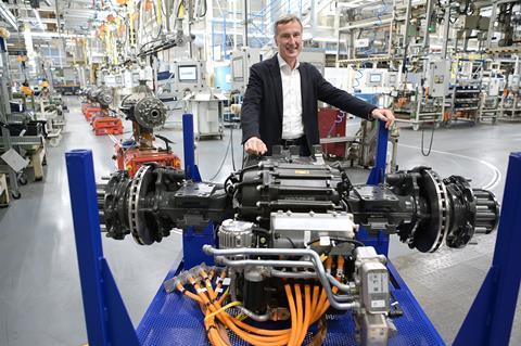 Mercedes-Benz plant in Kassel - plant manager Prof. Dr. Frank H. Lehmann