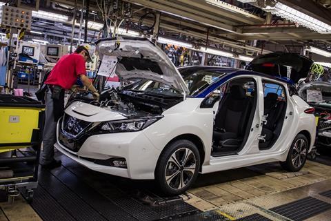 Nissan Leaf Sunderland plant