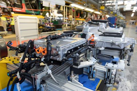 JLR plug in hybrid sub assembly at Halewood plant