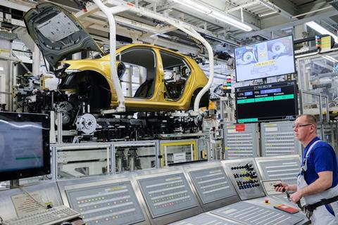 VW plant in Wolfsburg, Germany