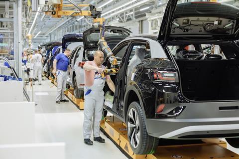 VW Zwickau EV production
