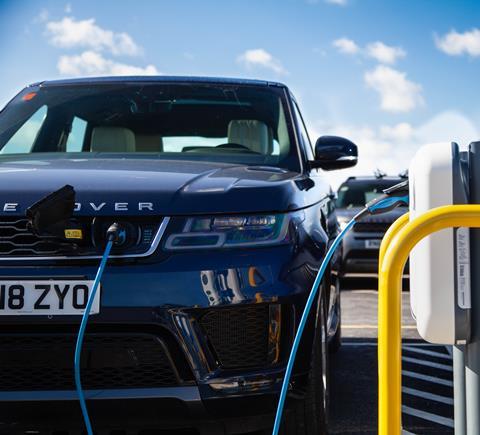 Range Rover Sport hybrid charging JLR