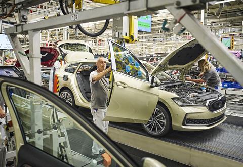 The introduction of the fourth-generation Škoda Superb involves a production shift from Kvasiny to the Volkswagen brand's facility in Bratislava, Slovakia.