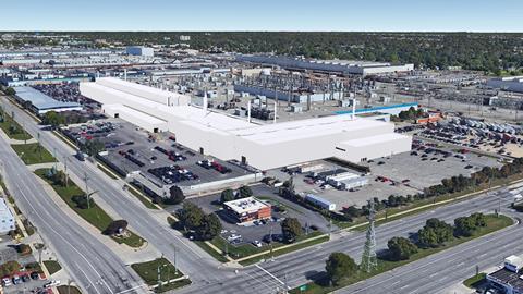 Digital representation of the updated Warren Truck Assembly Plant (WTAP)