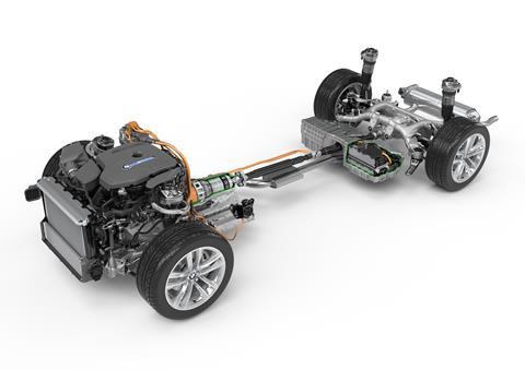 BMW plug-in hybrid vehicle platform