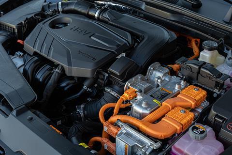 Hyundai Sonata Hybrid engine 2024