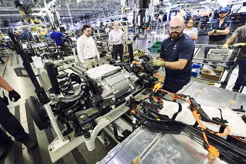 Volkswagen battery assembly in Chattanooga