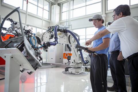 Worker training for EV production at Volkswagen Chattanooga