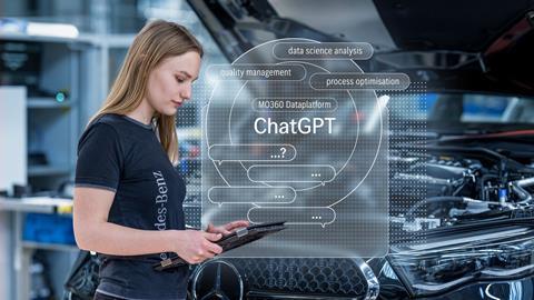 The carmaker has already taken an important step of enhancing its digital production operations with the integration of the AI Large Language Model (LLM) ChatGPT into the MO360 ecosystem