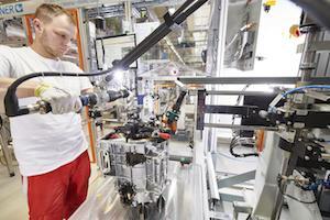 Audi Hungaria starts production of electric mot