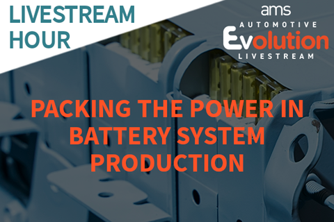 AMS Evolution Livestream Packing the power in battery production