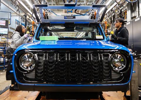 Jeep Gladiator assembly at Toledo plant