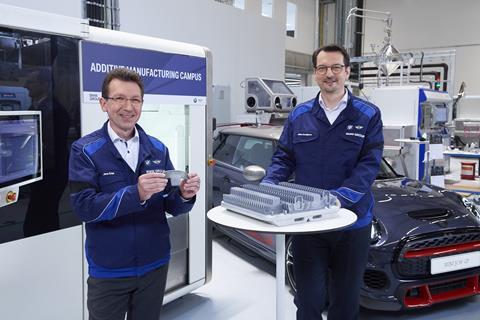 Jens Ertel (left) and Milan Nedeljkovic at BMW Group's Additive Manufacturing Campus