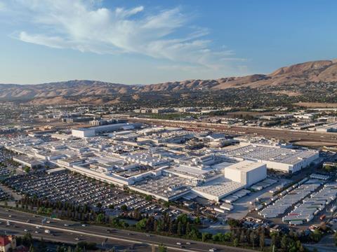 Tesla's inaugural factory in Fremont, CA manufactures the Model S, Model 3, Model X, and Model Y.