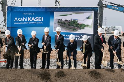 Asahi Kasei Canada groundbreaking ceremony[48]