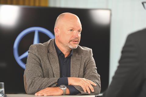 Jörg Burzer is board member for production at Mercedes-Benz