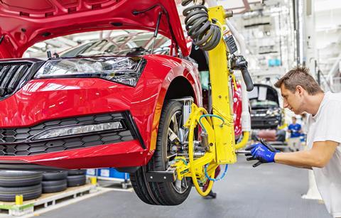 ŠKODA AUTO currently produces the ŠKODA KODIAQ and ŠKODA KAROQ SUVs as well as the SUPERB and the SUPERB iV plug-in hybrid at its Kvasiny plant